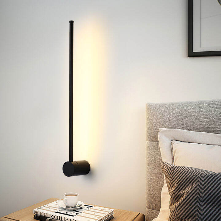 Modern LED Wall Lamp Long Hanging Lights Simple Nordic Living Room Sofa ...