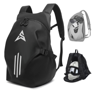 Motorcycle Rear Seat Bag Waterproof Motorbike Helmet Bag Motorcycle Tail Bag Scalable Bag