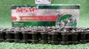 MSM Brand 428H-120L & 428H-130L Chain Set for Motorcycles - Durable and High-Quality Chain Set for Improved Performance and Durability