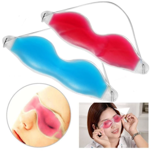 Reusable Ice EyeGel Cooling Mask Reduce Dark Circles Puffy Eyes Relief Adjustable Strap Salon Home Screen Time for Men Women