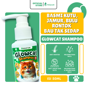 Holycatlabs Glowcat Shampoo All In One Kucing  50ml