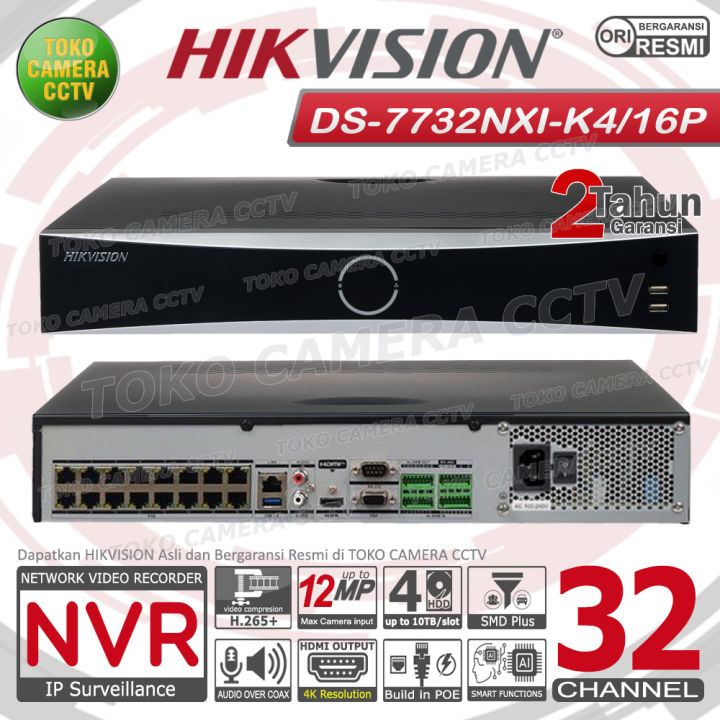 Ds 7732ni K4 16p Hikvision Nvr 32 Channel 4k NVR HIKVISION 32