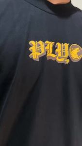 Casual Original PLYO Printed T Shirt 100% Cotton Oversized Tees: Be The Light In The World Of Darkness Wolf Design