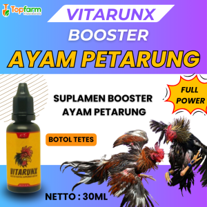 Vitamin Ayam Aduan 30ML/ Jamu Ayam Aduan/ Obat Ayam Aduan/ Vitamin Penambah Stamina Ayam Aduan/ Doping Ayam Laga/ Vitamin Ayam Bangkok