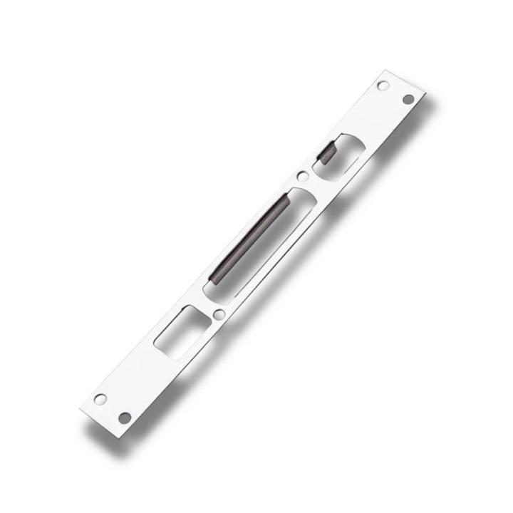 Hoopchina Door Security Plate, Steel Strike Plate, Dual Security Strike