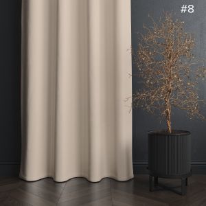 NAVI - 1PC KOREAN SOFT BLOCKOUT CURTAIN | NUDE SHADES | SOLD PER PIECE/PANEL