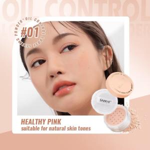 SANIYE 3 Warna Oil Control Loose Powder Wajah Natural Bedak Tabur BL025