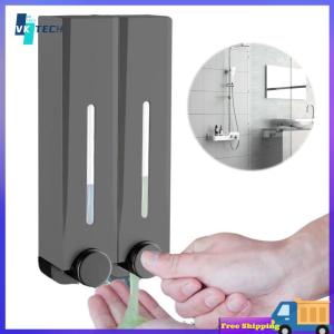 【Clearance sale processing】 No Drill Wall-Mounted Shower Soap Dispenser with Transparent Reservoir for Bathroom Easy to Refill and Clean