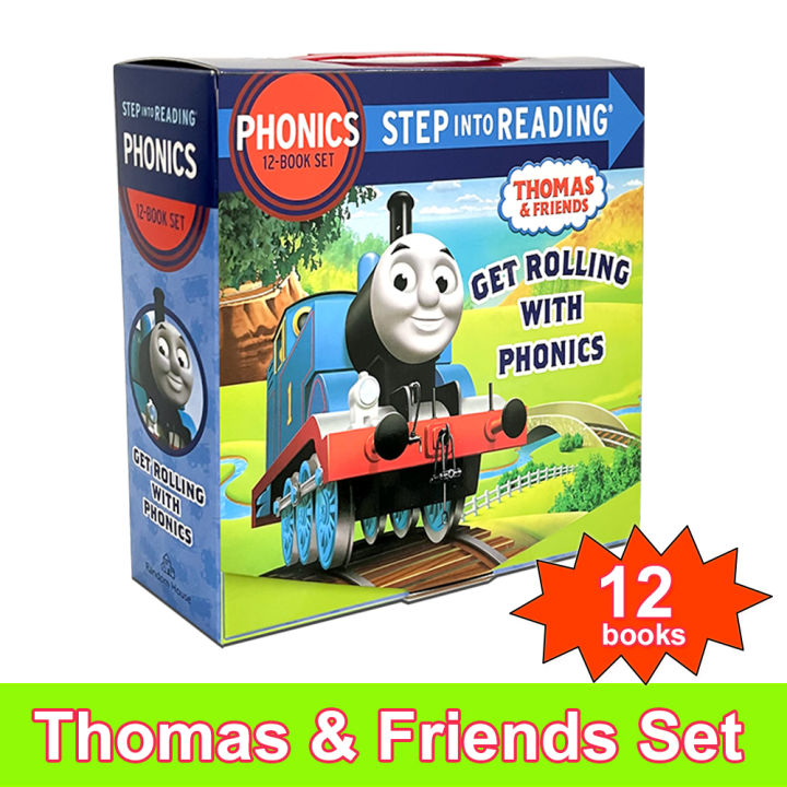 12 Books Set Thomas Friends Phonics Box Set (Step Into Reading
