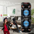 RED DIAMOND Bluetooth speaker, portable audio, high-power 30-watt RGB light, large-capacity subwoofer. 