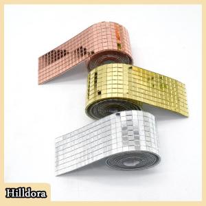 [Hilldora] Miếng dán gương thủy tinh tự làm hình cầu Disco miếng dán tường trang trí tường nhà tự dính