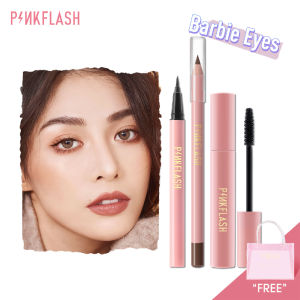 PINKFLASH Eye Makeup sets (Buy 1 Take 1 bag) Eye Eyeliner + Waterproof Mascara +Eyebrow pencil