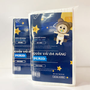 khăn vải đa năng pukid khăn lau khô ướt khăn đa năng