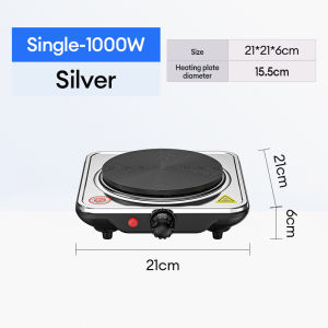 GAA 2000W Electric Stove Double Burner Hot Plate Original Electric Cooker 5 Gears Adjustable