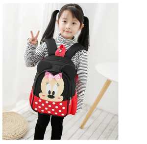 # MallKita Minnie Mouse fita Polkadot tas sekolah anak perempuan Anak Wanita Tas SD TK Karakter 2024