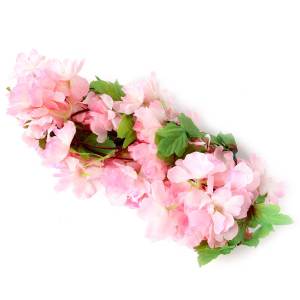 2.3m Sakura Rattan High Simulation Cherry Blossom Flower Artificial Rattan Wedding Flower Wall Home Decor Artificial Flower
