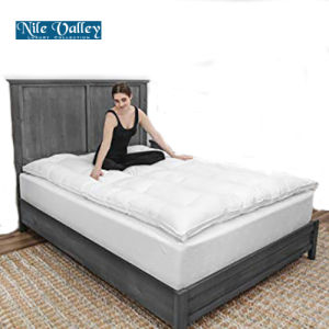 Luxury Mattress Toppers 5cm. 5 Star Hotel Egyptian Cotton with Cooling Down Alternative Fill
