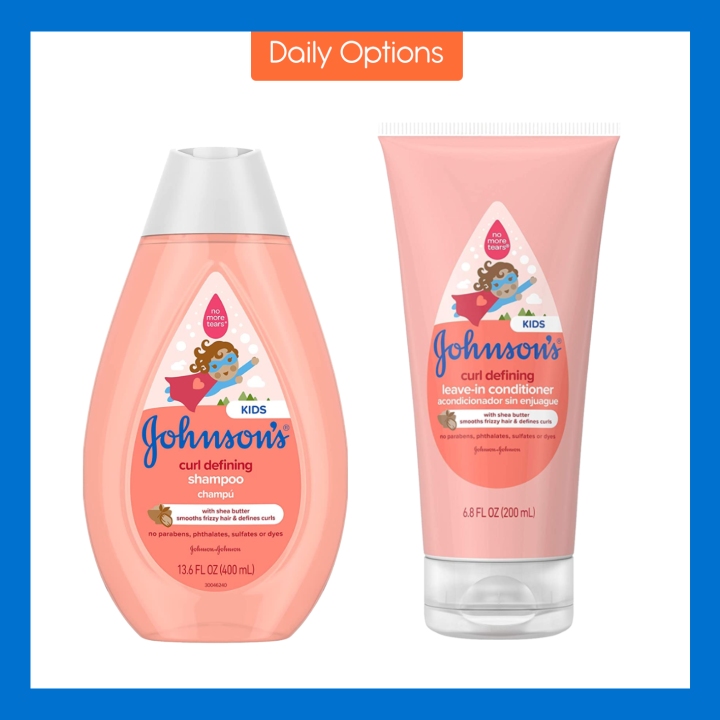 Johnson's Curl Defining, Frizz Control, TearFree Kids' Shampoo or
