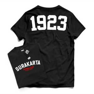 Kaos Bola T-Shirt Atasan Distro Motif PERSIS SOLO SURAKARTA 1923 bahan 24s