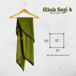 Gamis muslimat nu hijau MUDA semi sutra silky baju pengajian set kerudung jumbo high quality