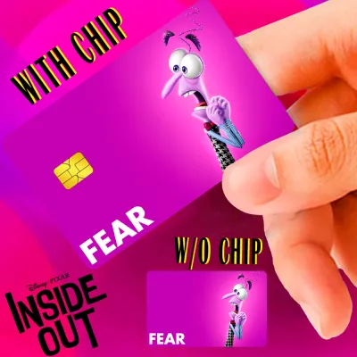 INSIDE OUT - ATM/CREDIT/DEBIT/BEEP SKIN CARD STICKER LAMINATED ANTI-SCRATCH AND WATERPROOF