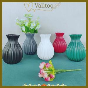 [Valitoo] 1 PCS Nordic Flower Vase Imitation Plastic Flower Vase Living Room Desktop Decoration Wedding Centerpiece Arrangement