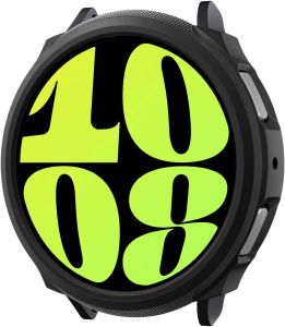 Spigen Liquid Air for Samsung Galaxy Watch 6 44mm Case (2023) Lightweight Flexible Scratch Resistant Shock Proof TPU Cover - Matte Black