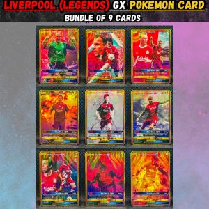 Liverpool (Legend) x Pokemon GX Card (Bundle of 9 Cards)