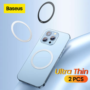 Baseus MagSafe Halo Series Magnetic Metal Strip for iP (2-inch) - แหวนแม่เหล็กและสามารถเชื่อมต่อกับแหล่งเทียบกับแหล่ง USB-C