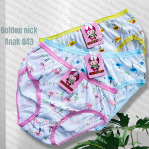 Cd anak golden nick 043 | Celana dalam anak perempuan murah | Cd anak Katun motif bunga