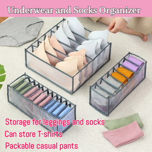 Home storage box underwear storage box/dormitory underwear storage box mesh sock storage box/dormitory storage box mesh storage box/dormitory storage box mesh storage box