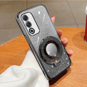 Soft Case Oppo A3 Pro 5G Glitter Ring Magnetic Wireles Holder Premium