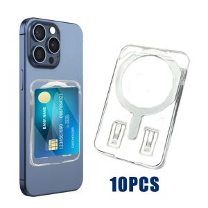 Transparent Card Holder For Magsafe For iPhone 17 16 13 15 14 12 Pro Max Air Plus Hard PC Scratch Resistant Phone Bag Case2026