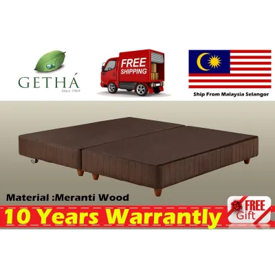 🇲🇾 🔥GETHA ANTHORIZED床架🔥 GETHA Box Divan With Legs (4 Size Available Super Single Queen King) Katil Double