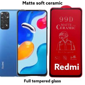 Xiaomi Redmi Note 11 Pro 5G Redmi 9T. Redmi 9A Redmi 9C Redmi Note 10s KingCrown Full Tempered Matte Ceramic