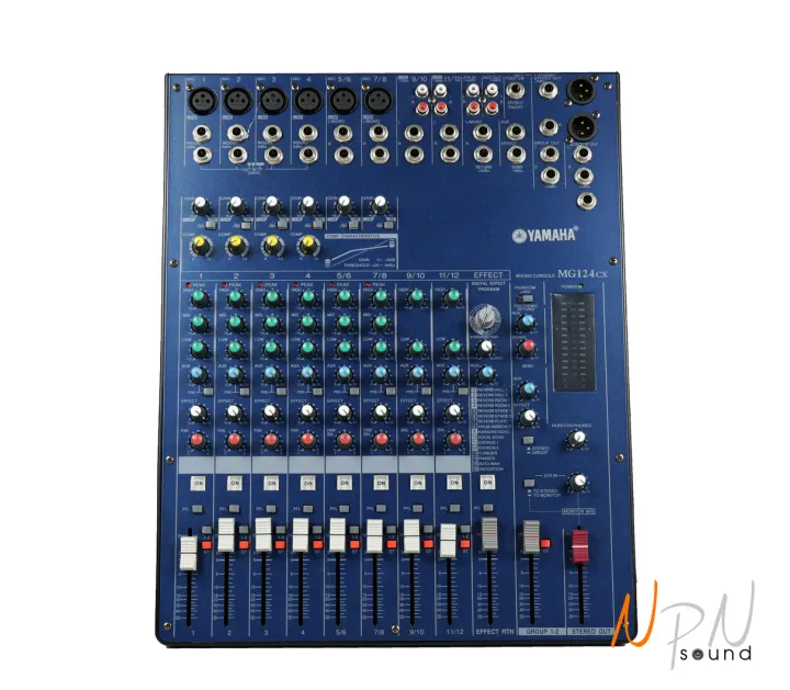 YAMAHA ミキサー　12CH MG124CX yamaha mg124cx-r mixer | TeclaCenter Instrumentos Musicais