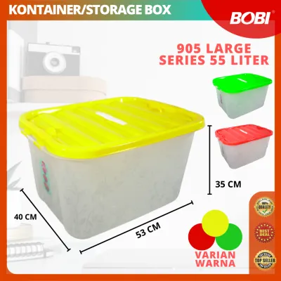 BOBI Box Kontainer Plastik Besar Kotak Penyimpanan Serbaguna 905 Large Series