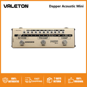 VALETON Dapper Acoustic Mini Electric-Acoustic Guitar DI Analog Preamp Multi-Effects Pedal