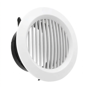 DEER Có thể điều chỉnh Van xả khí tròn Trắng 75-200mm Nắp ống thông gió Cửa gió ống Gắn tường Lưới tản nhiệt van xả khí Phòng tắm nhà bếp