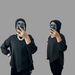 Blouse Basic Kemeja Wanita Lady Crush - Blouse Wanita Polos - Blouse Lady Crush - kemeja Lady Crush