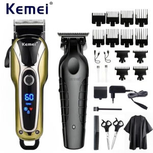 แบตตาเลี่ยนตัดผม Kemei รุ่น KM-1990  เครื่องตัดผมไร้สาย  รุ่น KM-2299  เครื่องตัดผมมืออาชีพ  รุ่น KM-1071 รับประกัน5ปี