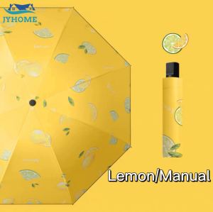 JYHOME Sunny Umbrella Anti-ultraviolet Folding Umbrella Men Women Design Umbrella Black