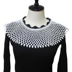Hollowout False Collar Breathable Neck Shawl Fashion Detachable Collar Accessory For Formal Casual Wear Outfit Enhancer