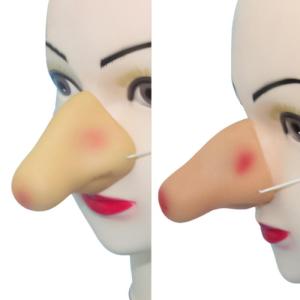 Holloween Party Nose Prop Halloween Party Cosplays Supplies Simulation Witch Nose with Elastic Band Costume Animal Nose