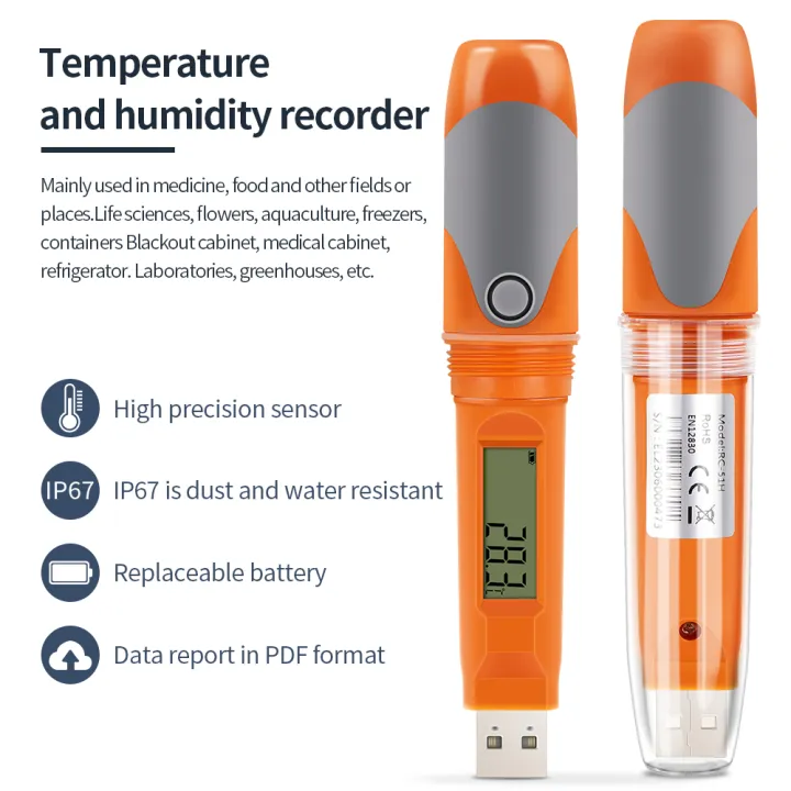 Elitech%20RC-51H%20USB%20Temperature%20and%20Humidity%20Data%20Logger%20Waterproof%20Replaceable%20Battery%20Auto%20PDF%20Temperature%20Record%20-%20Image%203