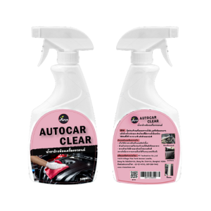 Autocar Clear สเปรย์ทำความสะอาดห้องเครื่องรถยนต์ ทำความสะอาดภายในรถ คราบฝุ่นห้องเครื่อง ขนาด 500 มล.