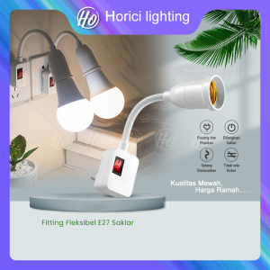 Fitting Lampu Flexible E27 Over Colok On/Off Fitting lampu E27 kabel flexible colokan ke listrik
