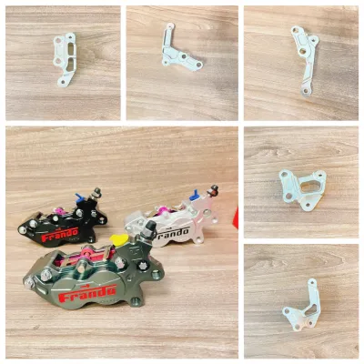 Heo Dầu Frando 4 Pis Màu Xám Bạc Đen + Pad CNC tất cả Các Dòng xe