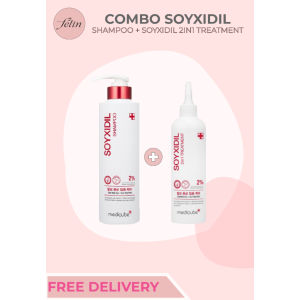 Soyxidil Shampoo Anti-Hair loss 490ml 100% authentic (Felins Dou Bundle)