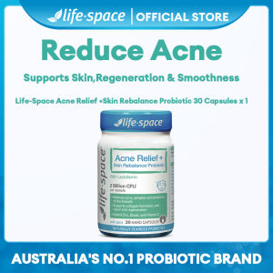Bundle of 1/2/3 Life-Space Acne Relief +Skin Rebalance Probiotic 30 Capsules (EXP: 2027/01) Relieves Acne Pimples & lmflammation,Supports Skin Regeneration & Smoothness 减少痤疮 修复肌肤